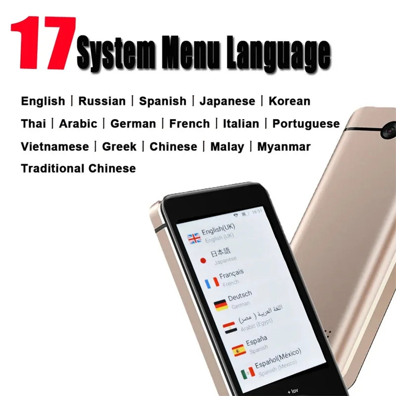 M9 Portable Audio Translator - Smart Online/Offline Translation, 107 Languages, Photo Translate, AI Voice - New
