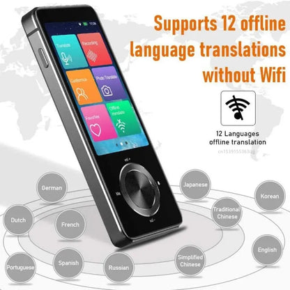 M9 Portable Audio Translator - Smart Online/Offline Translation, 107 Languages, Photo Translate, AI Voice - New