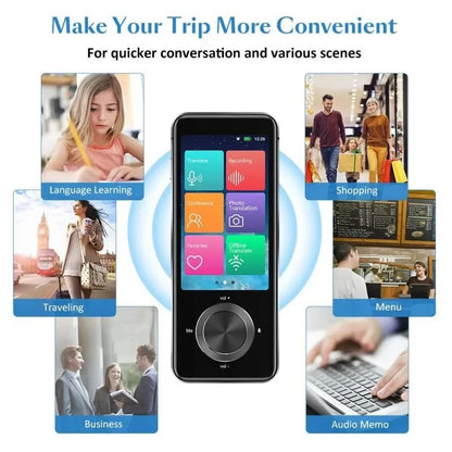 M9 Portable Audio Translator - Smart Online/Offline Translation, 107 Languages, Photo Translate, AI Voice - New