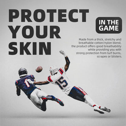 Pre-Cut Turf Tape - Sports Injury Prevention for Turf Burn, Scrapes, Cuts Abrasions - White - New