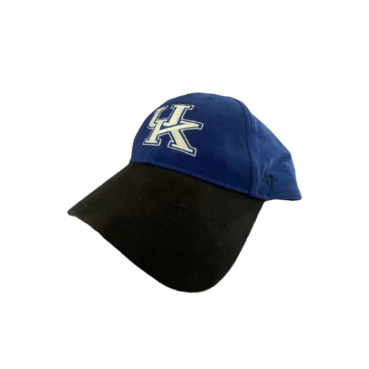 47 Unisex Adjustable Cap Kentucky Wildcats College Team Vintage - BlueBlack - Universal - Like New