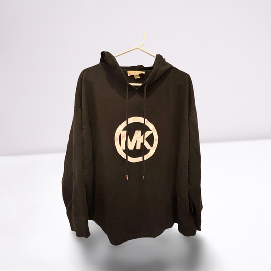 Michael Kors Womens Hoodie Drawstrings - Black - 1X - Very Good