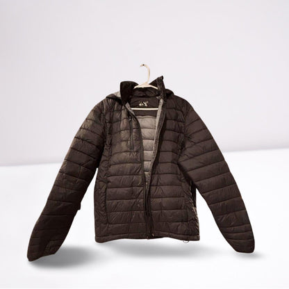 Unisex Puffer Jacket Puffer Packable Down - Black - Small - Like New