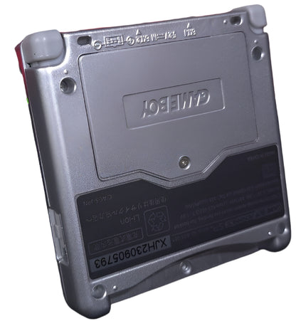 Nintendo Game Boy Advance SP Console - RedSilver - Super Mario Edition M Edition - Custom Built