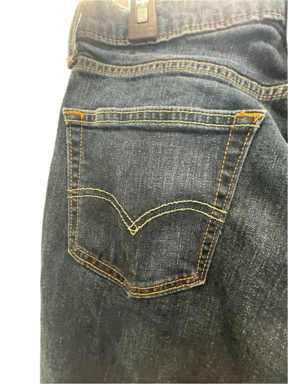 Levi Strauss Mens Jeans 511 Dark Wash Straight Regular - Blue - 32X30 - Very Good