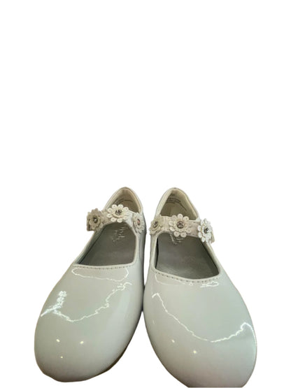 Cupcake Couture Kids Strap Shoes Floral - White - 8M - Very Good
