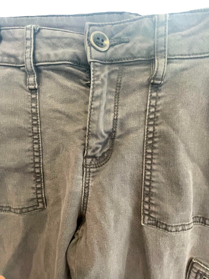 A.N.A. Womens Jeans Cargo Stretch Denim Skinny Ankle - Gray - 4 - Very Good