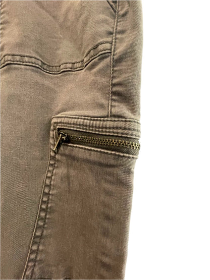 A.N.A. Womens Jeans Cargo Stretch Denim Skinny Ankle - Gray - 4 - Very Good