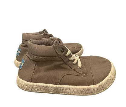 TOMS Unisex Kids Sneakers Lace-up Canvas - Gray - Y3 - Very Good