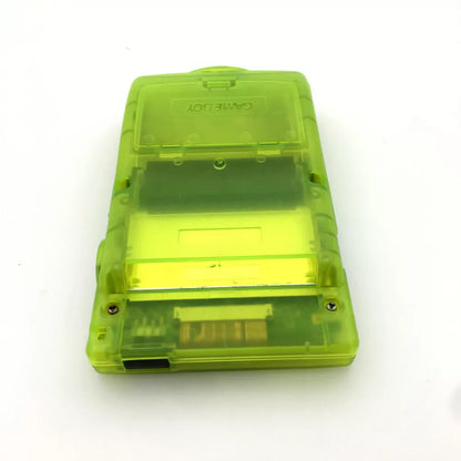 Nintendo Game Boy Color Console - Clear Neon Green - Backlit TFT LCD Screen - AMOLED XL LCD Touch Screen - Custom Built & Upgraded