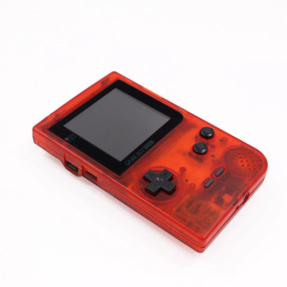 Nintendo Game Boy Pocket Console - Clear Red - Custom & Upgraded